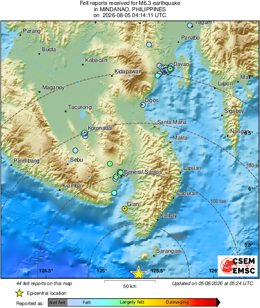intensity map